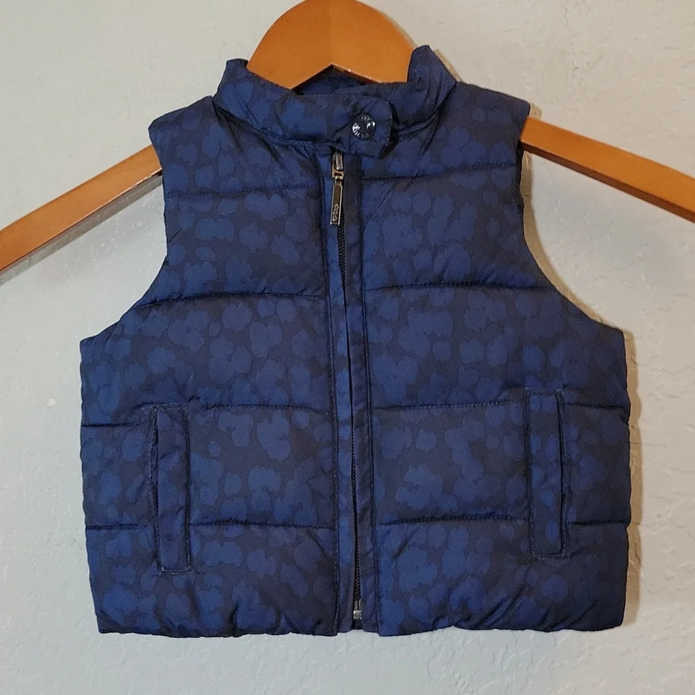 BABY GAP pattern Puffer Vest Toddler 12-18M